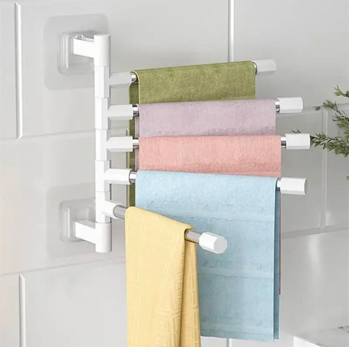 Multi Layer Hanging Folding Towel Rack, Wall Hanging Rotary Towel Rack, Aluminum Swing Arms Towel Rack Multi Layer Hanging Folding Towel Rack, Wall Hanging Rotary Towel Rack, Aluminum Swing Arms Towel Rack